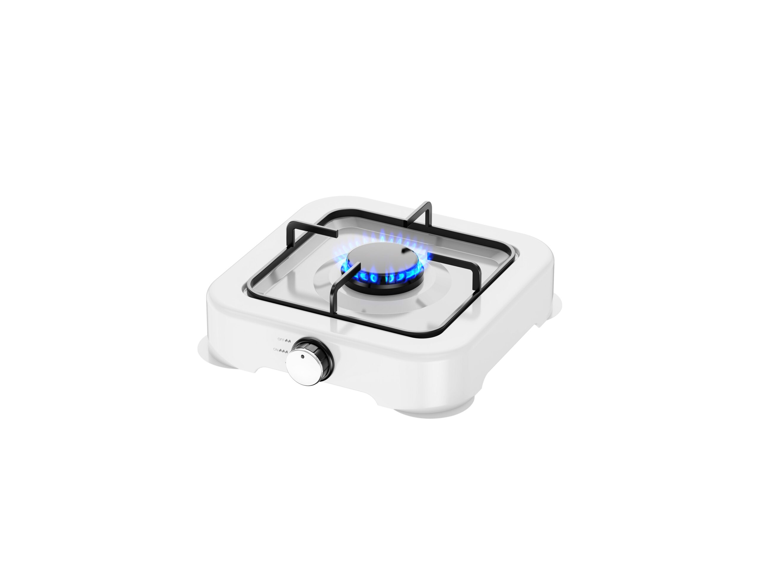 STARLUX white 6001 gas stove side view
